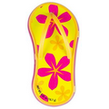 Floral Orange Flip Flop-Shaped Mint Tin w/ Logo Drop (84 Mints)